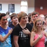 Preteklih 24 FOTO: Starejši dijaki prvošolce sprejeli v dijaško skupnost
