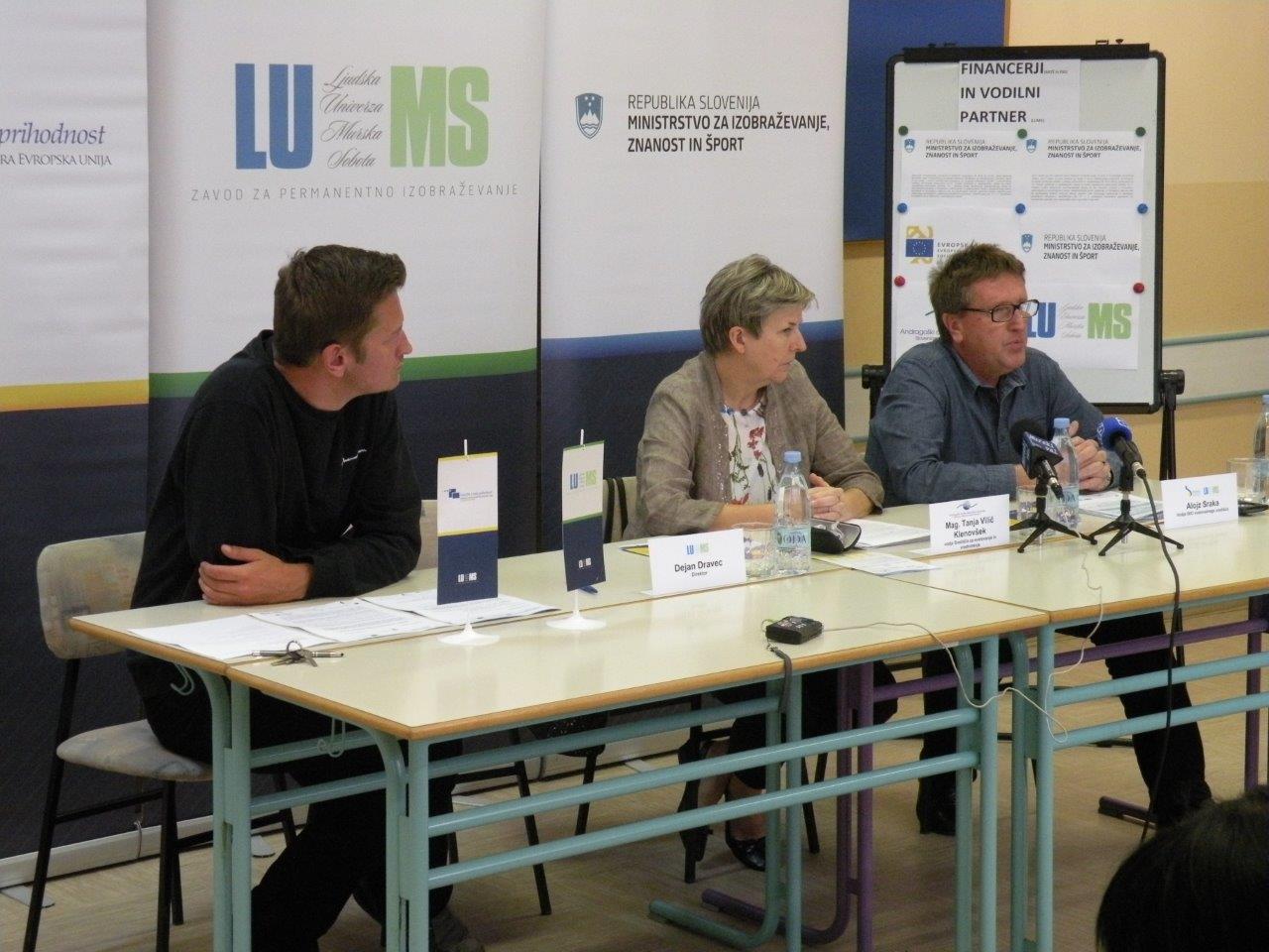 Predstavili projekt Pridobivanje kompetenc, partner pri projektu tudi LU Lendava