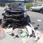 Varuhinja človekovih pravic RS se je včeraj v Lendavi seznanila z dogajanjemv v zvezi z bioplinarno FOTO: Najprej trčil v stoječi avtomobil, za tem še v nasproti vozeči