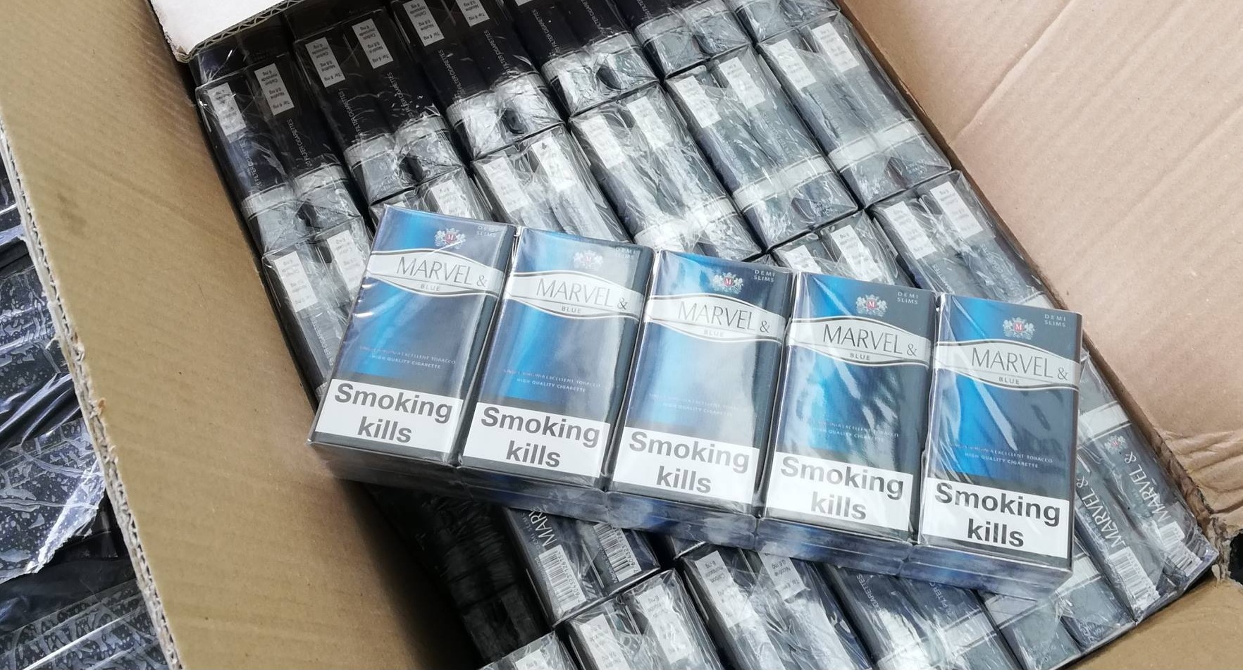 Pomurska avtocesta, počivališče Dolinsko – sever: Zasegli 1.497 zavojev cigaret