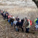 FOTO: Blažev pohod v Čentibi in rez vinske trte FOTO: Pohod ob svetovnem dnevu mokrišč