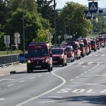 Polfinale pokala: Nafta 1903 jutri proti Radomljanom VIDEO, FOTO: Svečani mimohod gasilskih vozil skozi mesto in podelitev priznanja župana