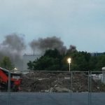 VIDEO, FOTO: Zagorelo znotraj industrijskega kompleksa podjetja Lek v Trimlinih