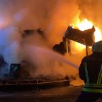 Preteklih 24 VIDEO, FOTO: Avstrijskemu državljanu v avtokampu v Lendavi zgorel avtodom