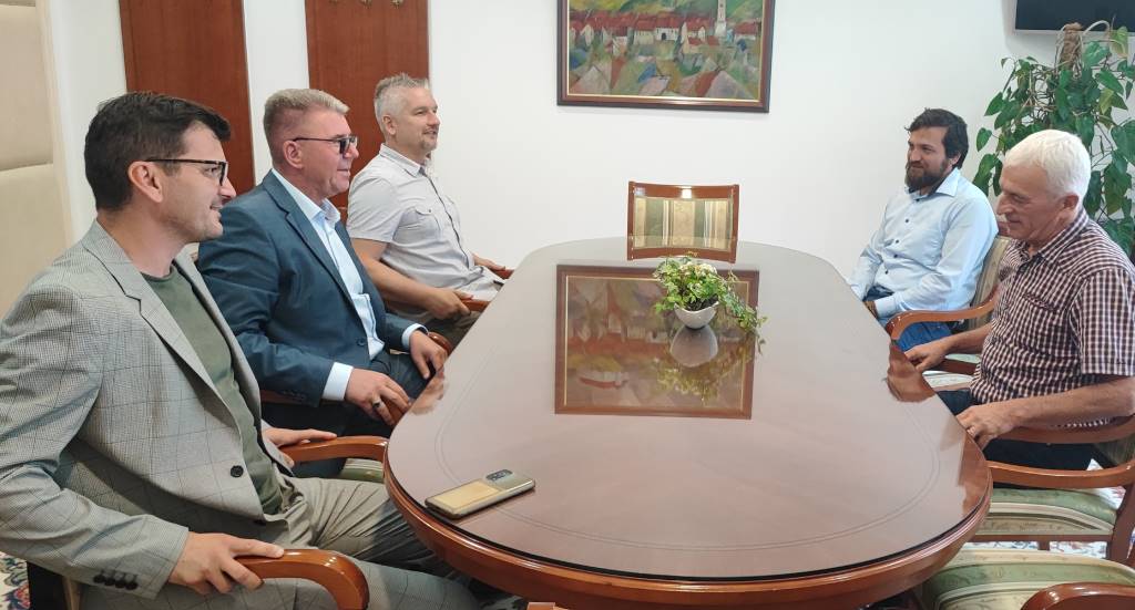 Ivan Koncut se je v mestni hiši sestal z županom Murskega Središća