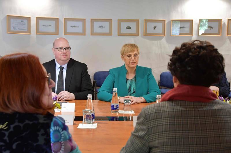 Predsednica Republike Slovenije Nataša Pirc Musar obiskala Goričko Predsednica Republike Slovenije Nataša Pirc Musar obiskala Goričko