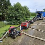 VIDEO, FOTO: To je večina razsežnosti visoke vode reke Mure na območju Lendave FOTO: Stanje vodotokov na današnji dan je na območju Občine Lendava stabilno, težave povzročajo zaledne vode