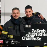 Tekmovanje za dober namen: Gasilca PGD Gaberje sta se udeležila humanitarnega teka po 666 stopnicah