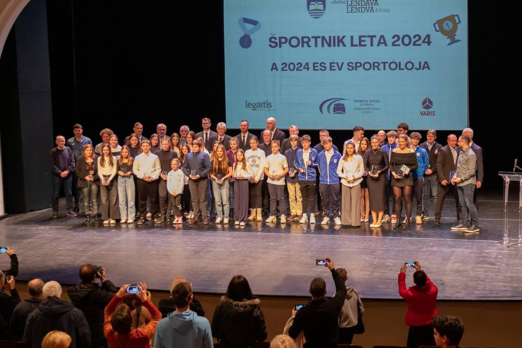 FOTO: Tija Horvat in Kristijan Horvat naj športnika Lendave leta 2024 FOTO: Tija Horvat in Kristijan Horvat naj športnika Lendave leta 2024
