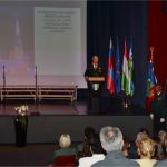 FOTO: V Dobrovniku so se pred jutrišnjim Dnevom Evrope na prireditvi srečale domoljubne ter veteranske organizacije Pomurja