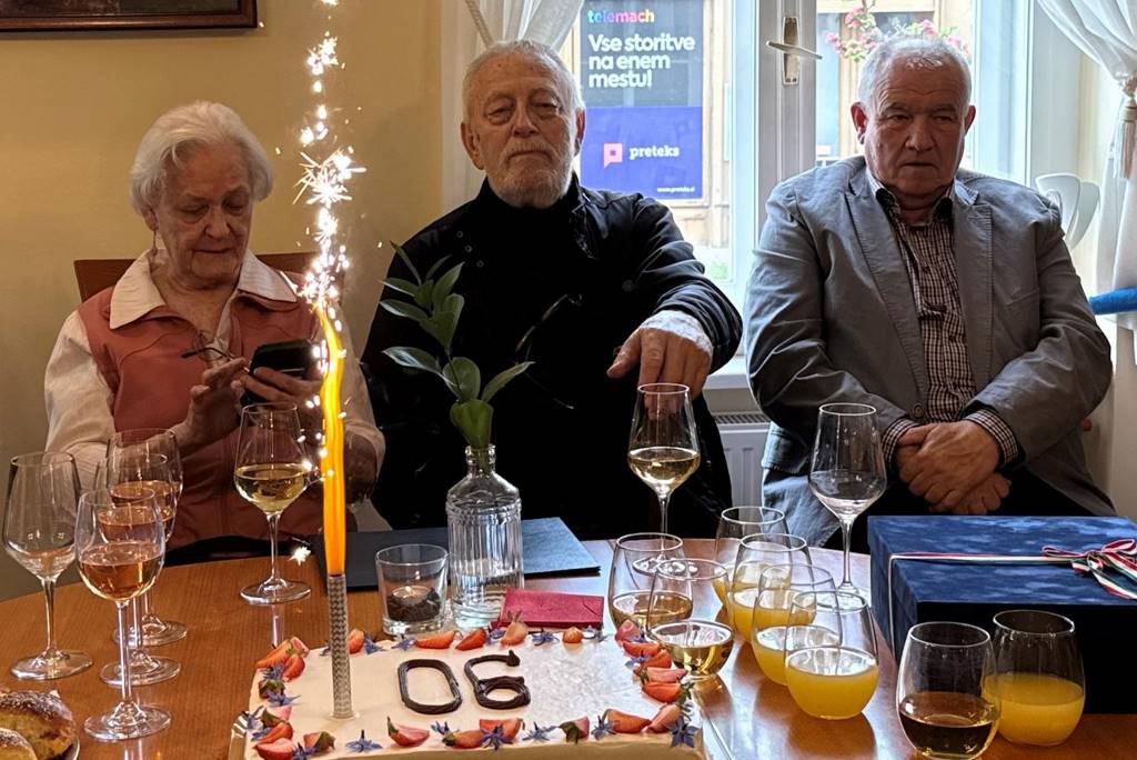 FOTO: Častni občan in znani akademski kipar Franc Király včeraj obrnil 90. list življenja