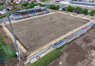 FOTO: Sanacija lendavskega Športnega parka se preveša v zaključno fazo