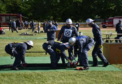 FOTO: V Petišovcih poteka gasilsko ocenjevanje ekip