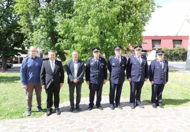 FOTO: V Lendavi ob godu svetega Florjana položili vence in sveče