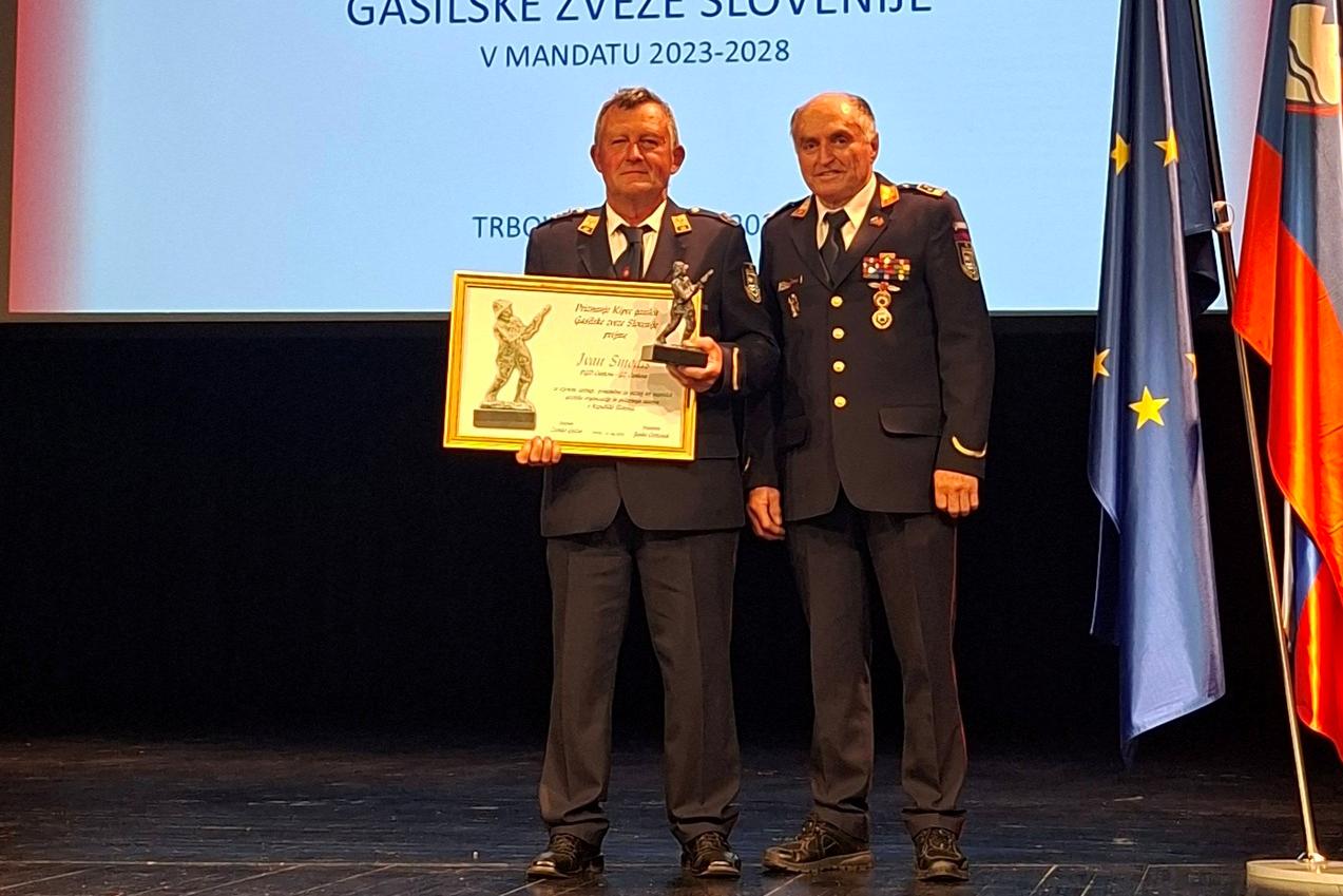 Plenum Gasilske zveze Slovenije 2026: Kipec gasilca ter Plaketa gasilca tudi v Pomurje