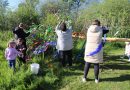 FOTO: Postavitev mlaja in kresovanje na Kapci