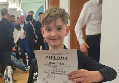 Najobetavnejši pomurski harmonikar prihaja iz Čentibe!