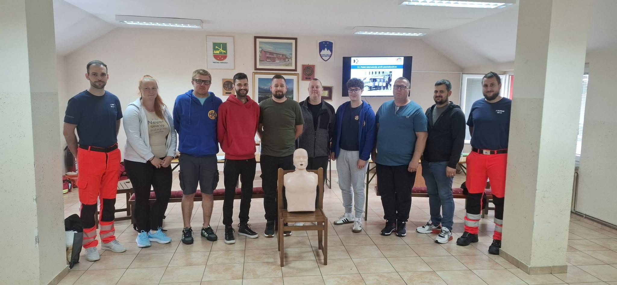 V Odrancih izvedli prvi tečaj za prve posredovalce
