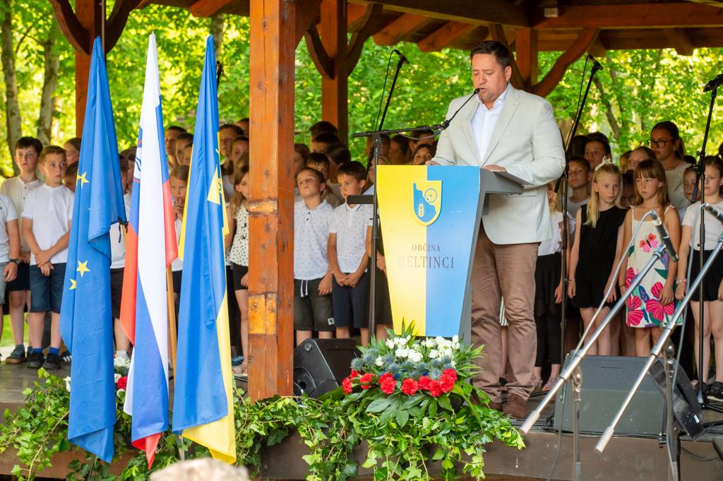 FOTO: Beltinci: Osrednja občinska slovesnost v počastitev prihajajočega dneva državnosti