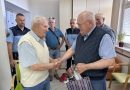 FOTO: Nekdanji sodelavci obiskali najstarejšega še živečega upokojenega policista v Pomurju