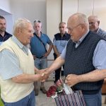 FOTO: Nekdanji sodelavci obiskali najstarejšega še živečega upokojenega policista v Pomurju