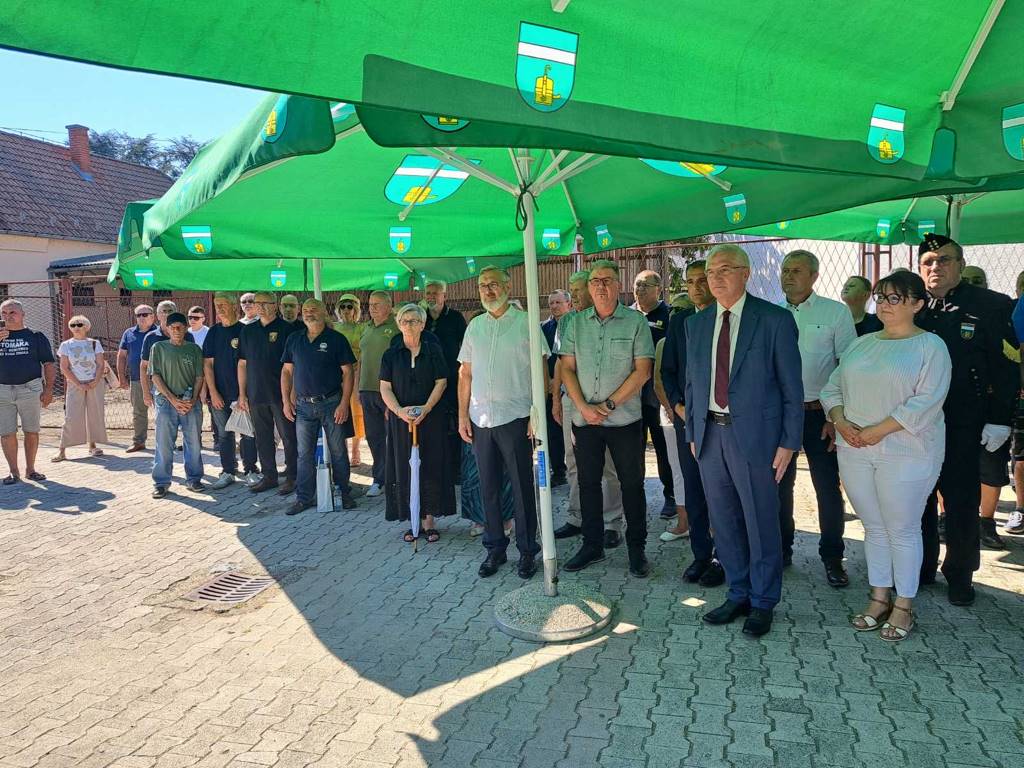 FOTO: V Murskem Središću obeležili 35. obletnico zaustavitve tankov JLA, namenjenih proti Lendavi