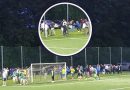 Beltinci: Ob koncu dodatnih kvalifikacij ekip U15 in U17 so se najprej stepli igralci, za tem še gledalci – starši