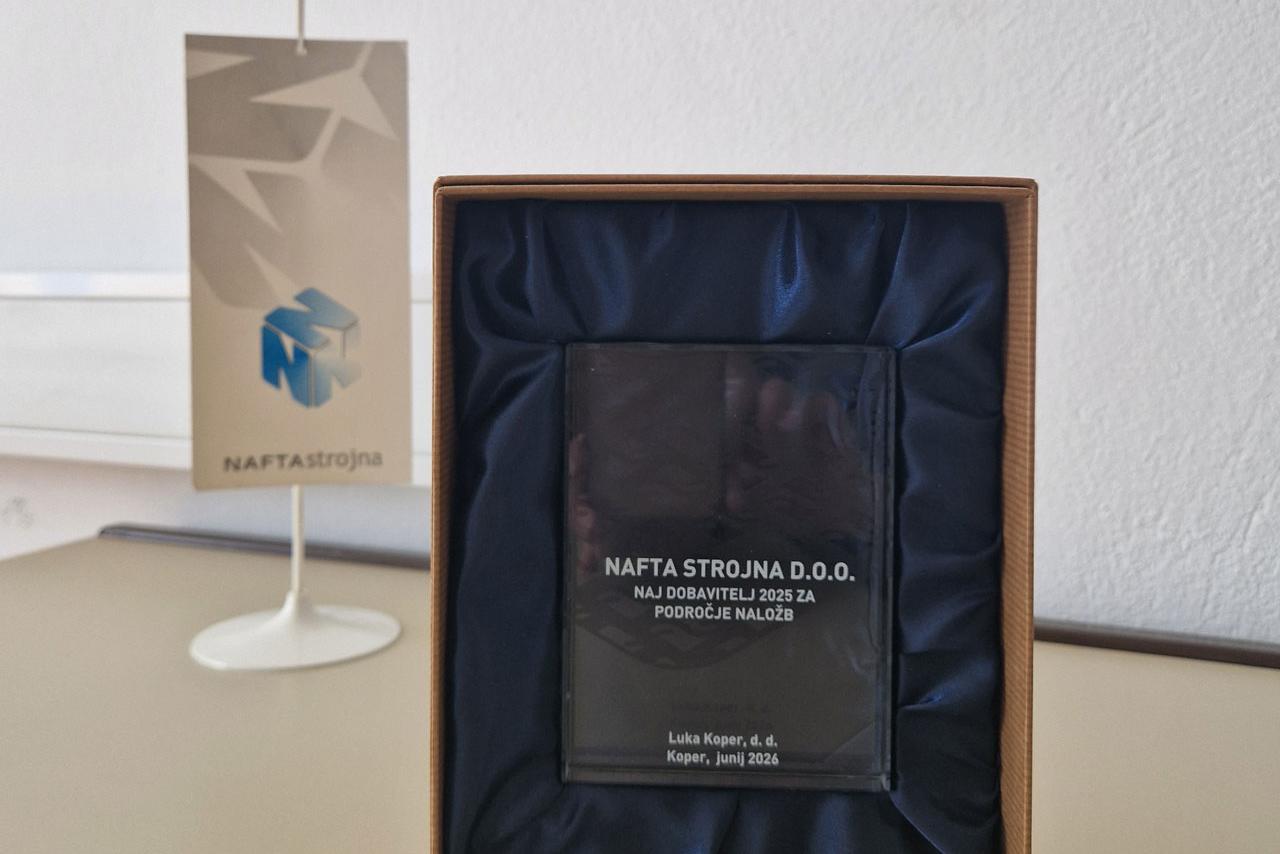 Luka Koper Lendavskemu podjetju Nafta strojna podelila pomemben naziv