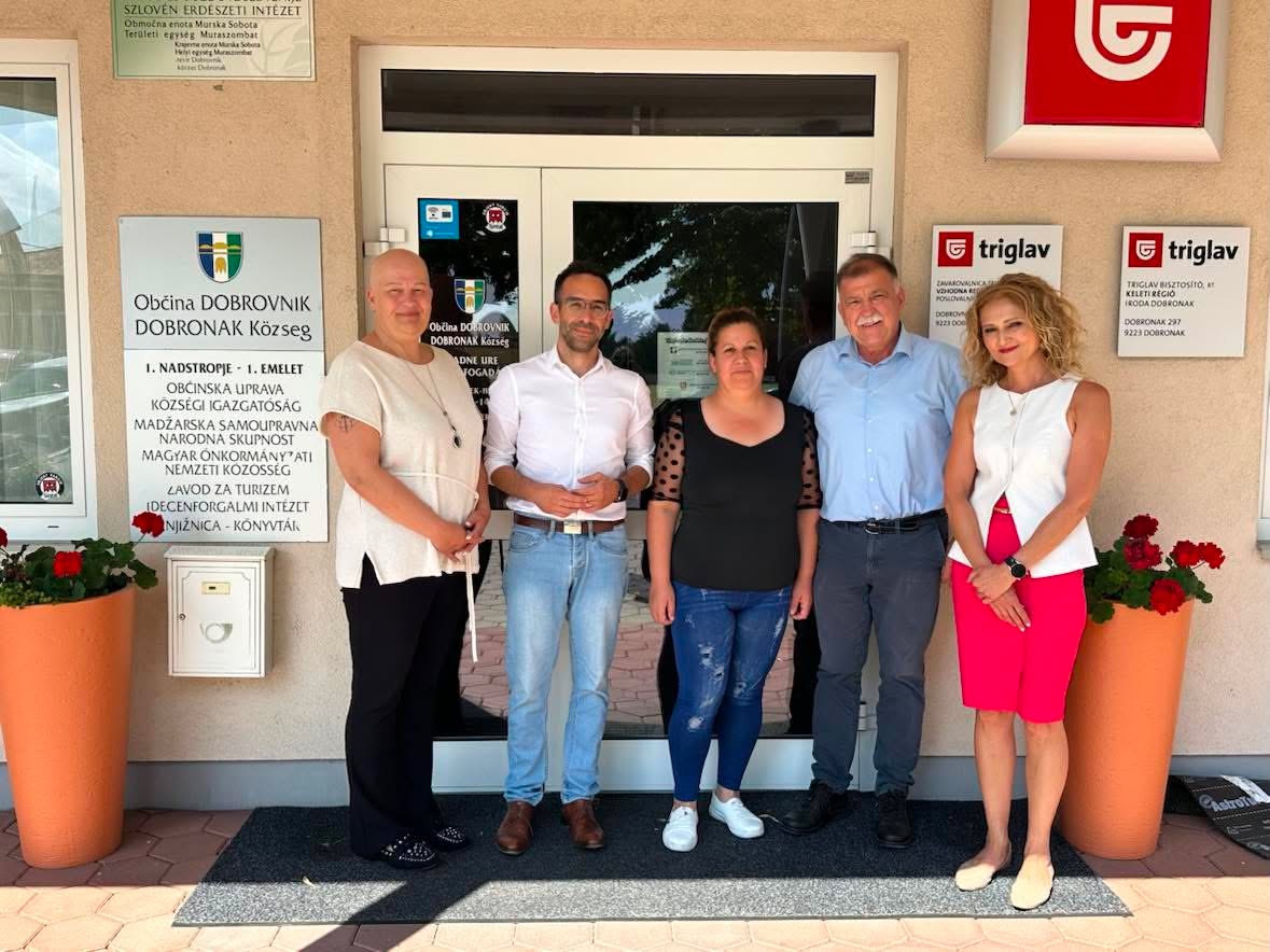 Vršilec dolžnosti direktorja Urada Vlade RS za narodnosti obiskal občini Dobrovnik in Šalovci
