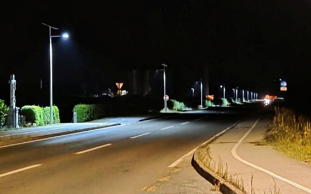 Nova solarna razsvetljava bo izboljšala varnost ob kolesarski poti med Kapco in Gaberjem
