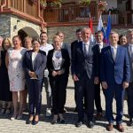 Murska Sobota: Potekala je javna predstavitev projekta prenove mestnega parka Ministrica Suzana Lep Šimenko na obisku pri slovenski skupnosti v Porabju