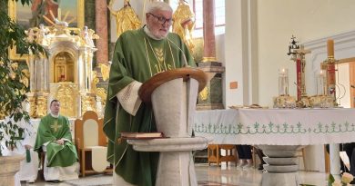Po enem letu se v Lendavi znova mudi škof Anton Žerdin Bukovec