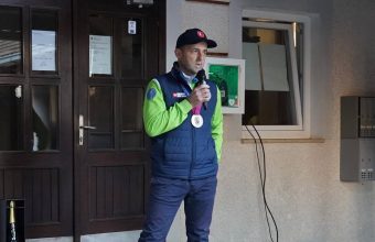 FOTO: V Turnišču pred občinsko zgradbo sprejeli svetovnega podprvaka