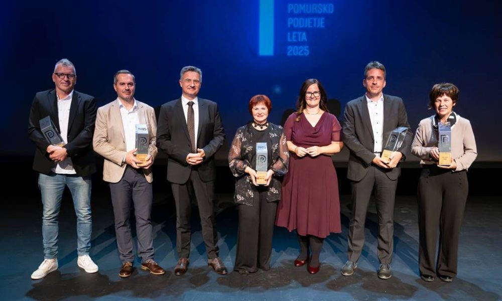 Razglasili najboljša pomurska podjetja leta 2025: Med nagrajenci Pomgrad, Makoter in SEMS