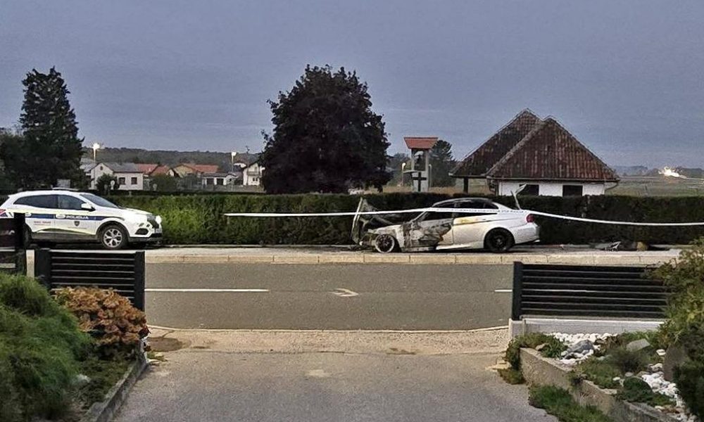 V Dolgi vasi zagorelo osebno vozilo